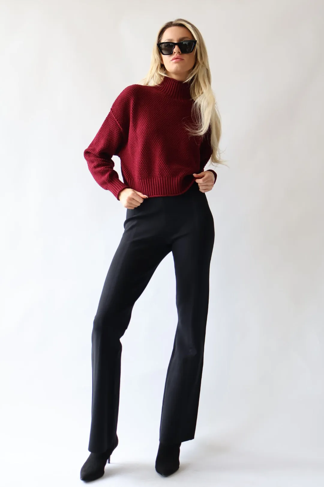 Pull on Ponte Knit Pants