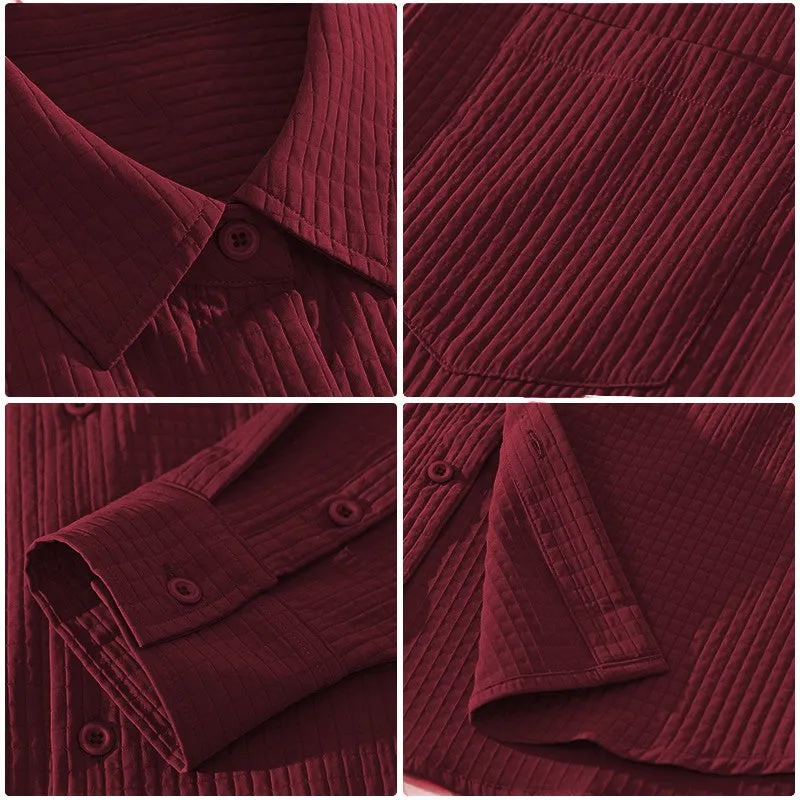 Redefine Your Look with Our Exclusive Maroon Shirt