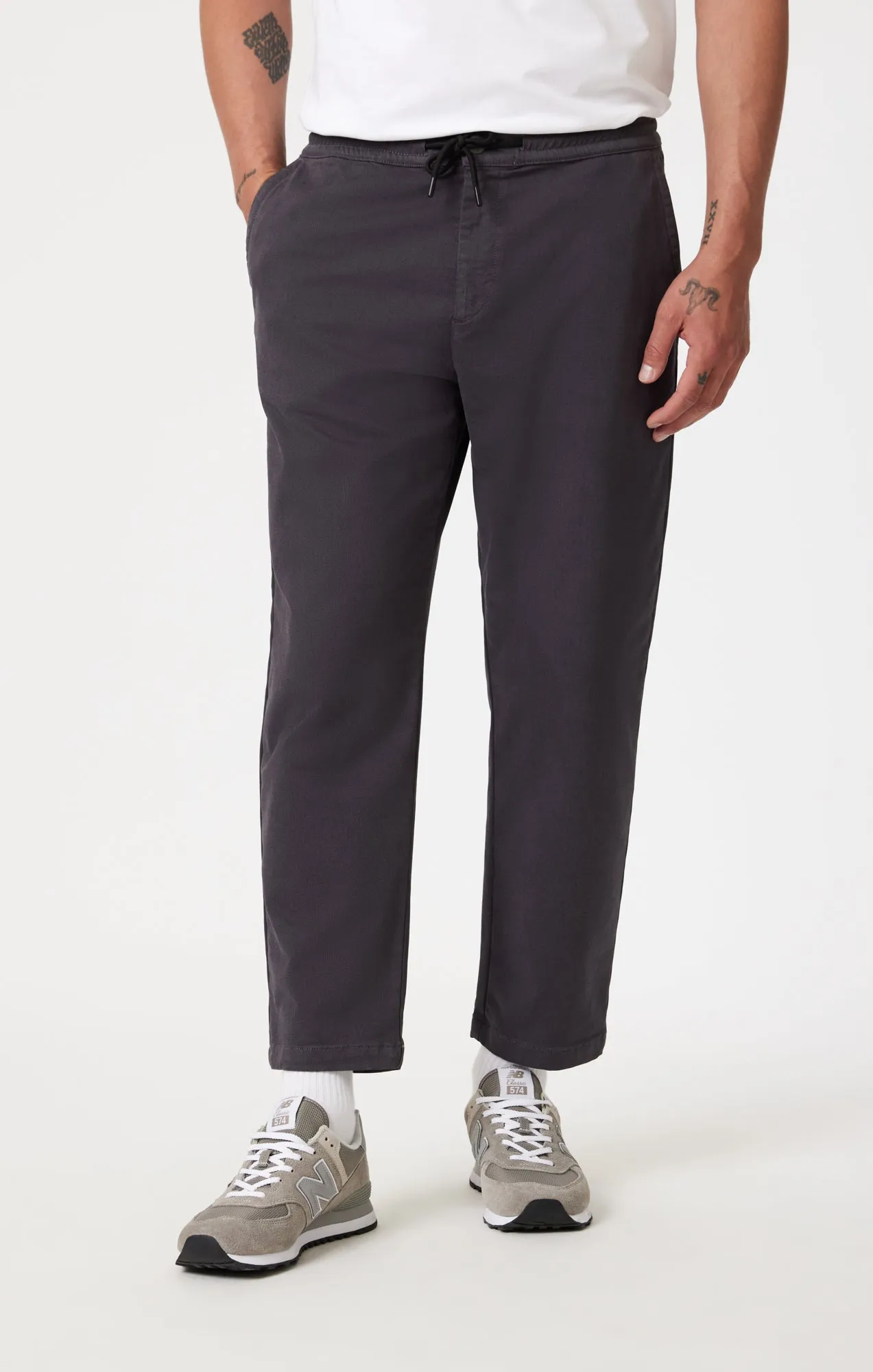 RYDER SLIM STRAIGHT LEG IN STEEL ATHLETIC