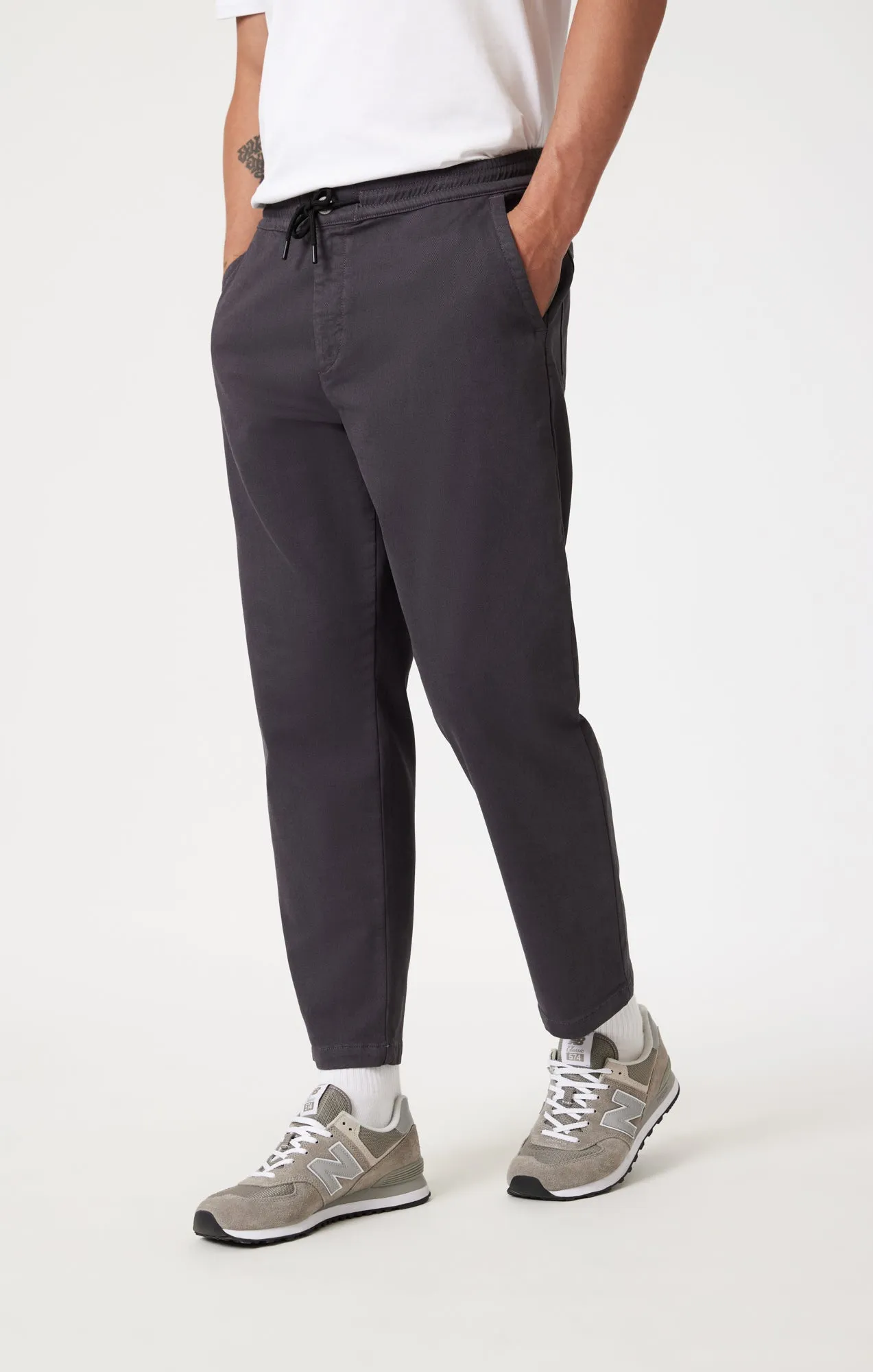 RYDER SLIM STRAIGHT LEG IN STEEL ATHLETIC