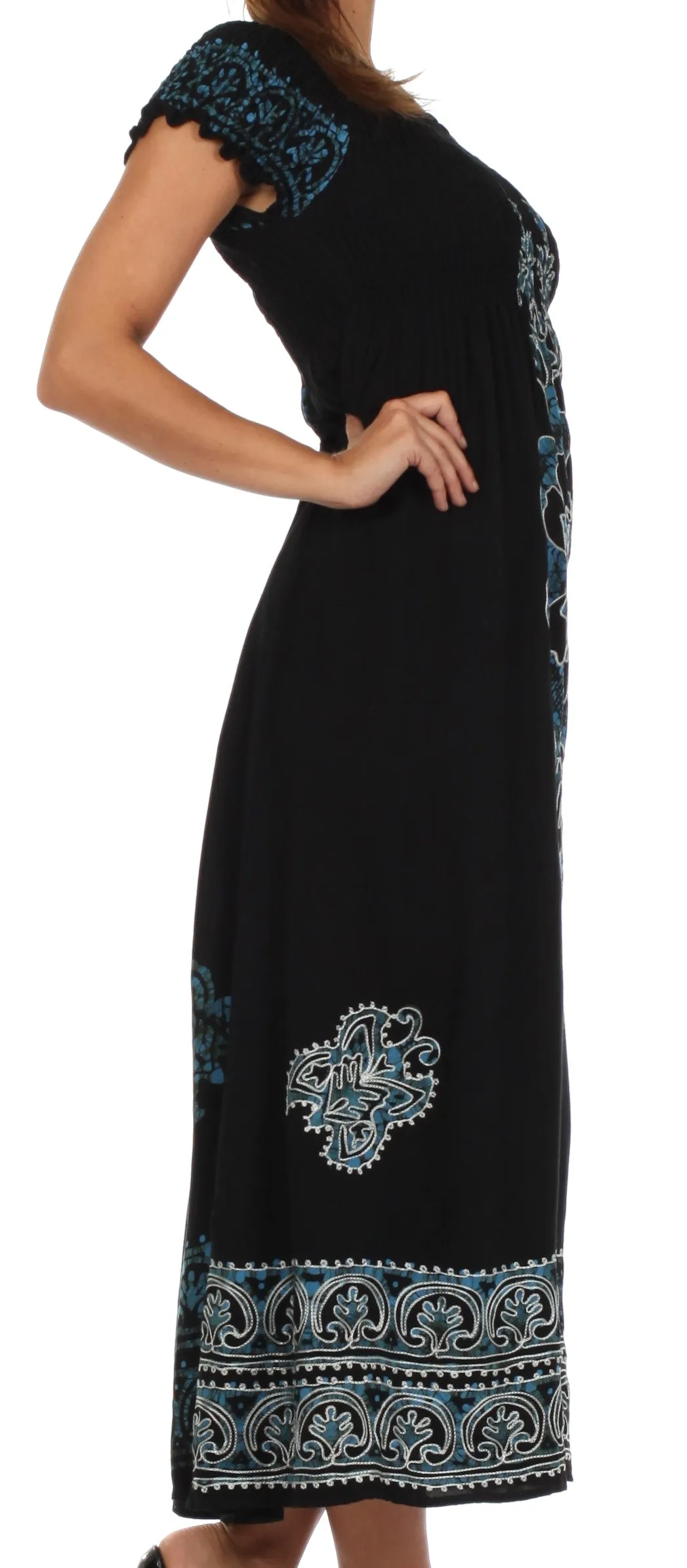 Sakkas Leilani Batik Maxi Dress