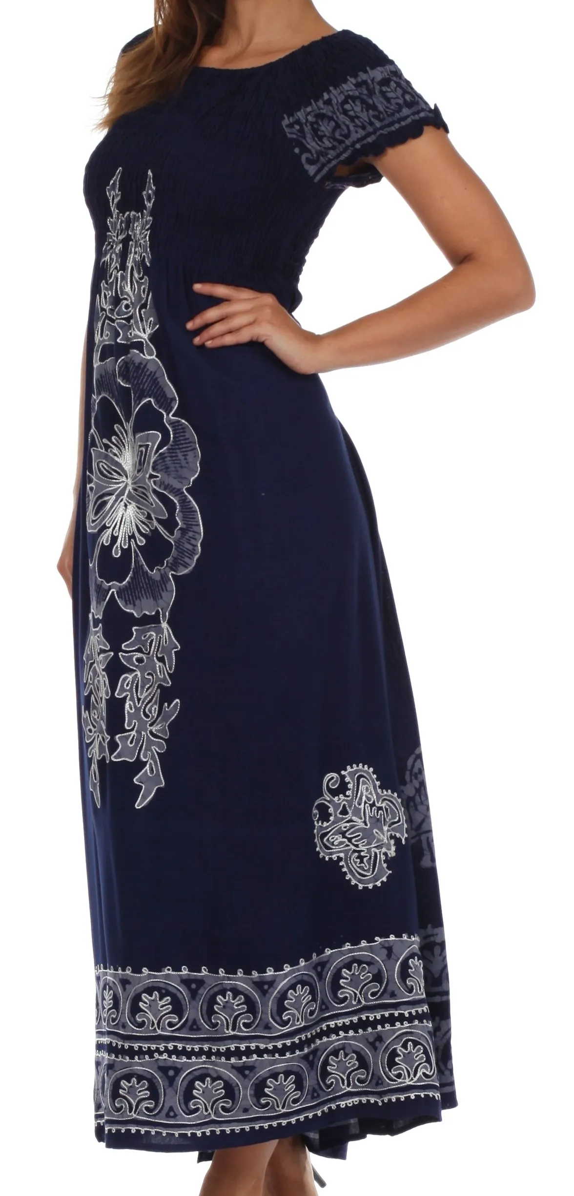 Sakkas Leilani Batik Maxi Dress