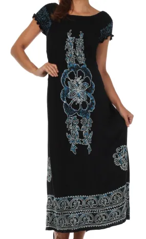 Sakkas Leilani Batik Maxi Dress