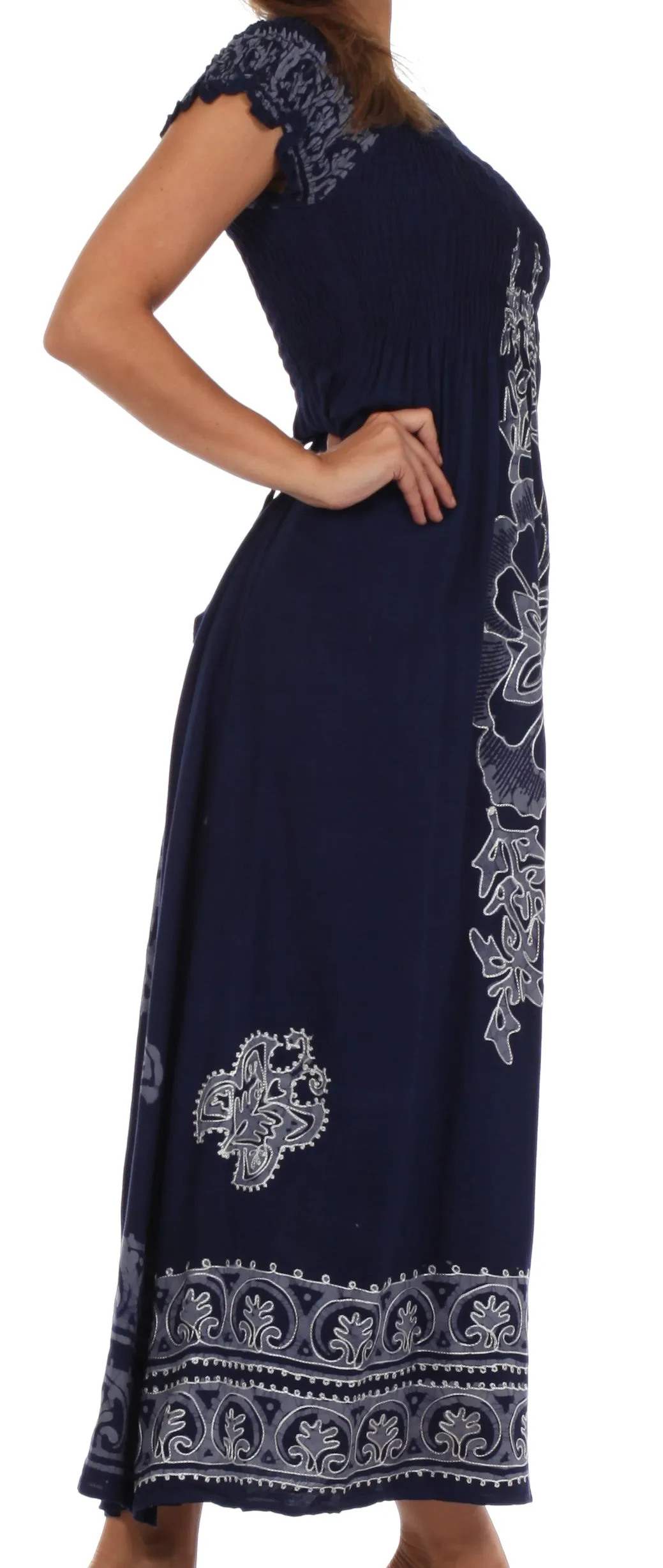 Sakkas Leilani Batik Maxi Dress