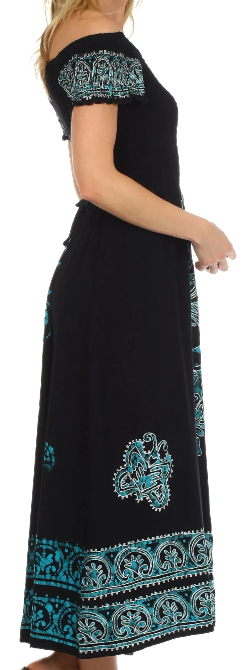 Sakkas Leilani Batik Maxi Dress