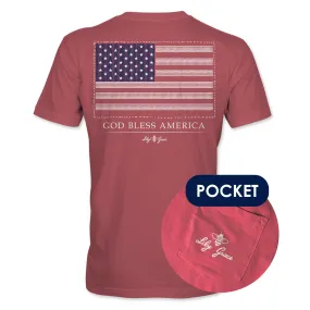 Seersucker Flag- God Bless America T-Shirt