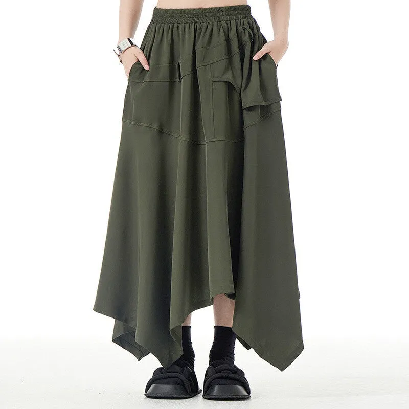 shibuya element | Asymmetrical Long Skirt