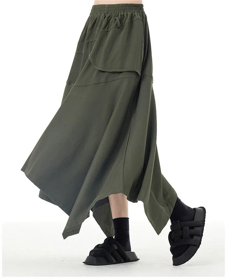 shibuya element | Asymmetrical Long Skirt