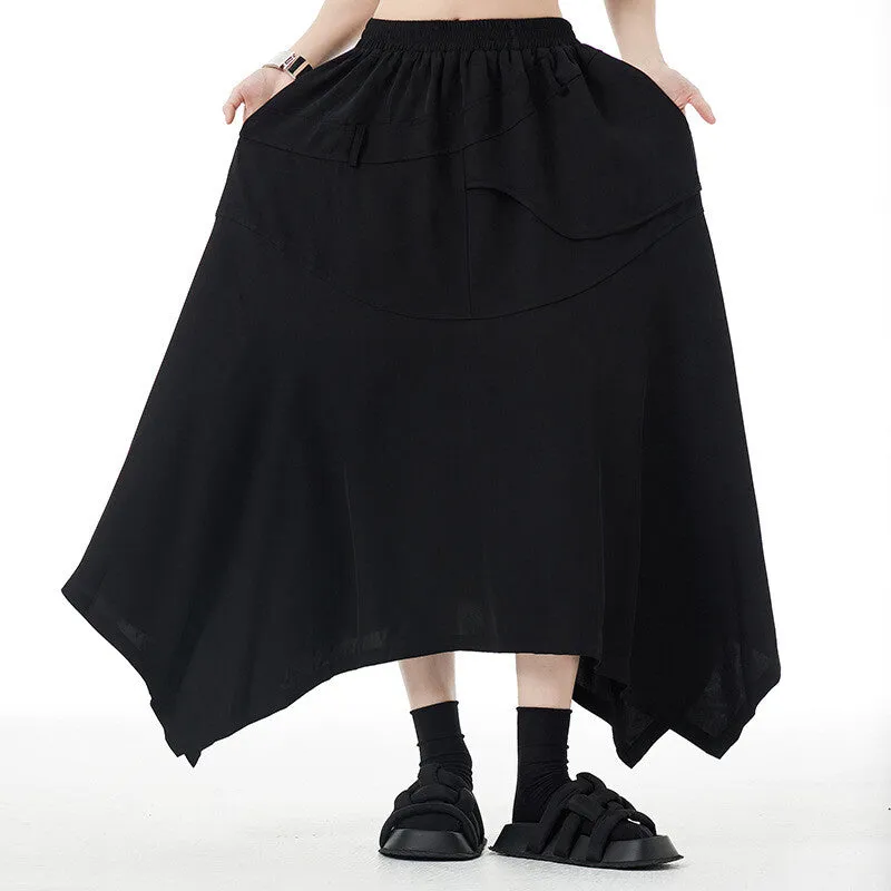 shibuya element | Asymmetrical Long Skirt