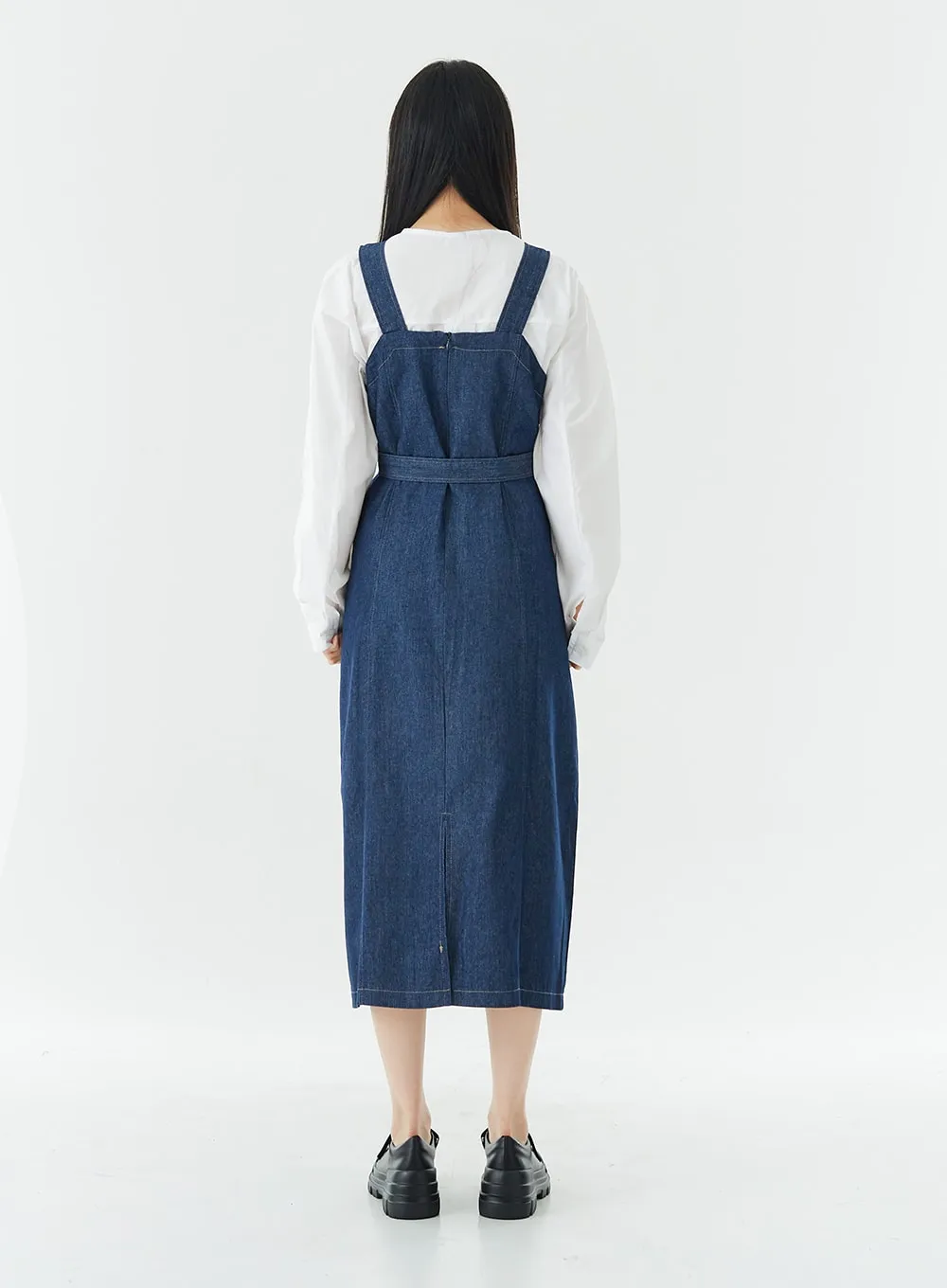 Sleeveless Denim Maxi Dress OG25