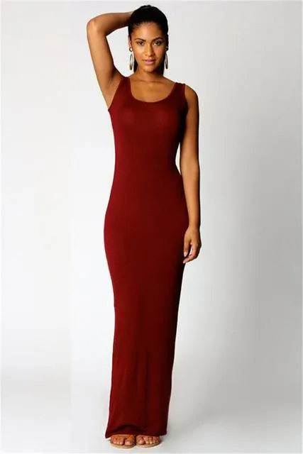 Slim Fit Maxi Dress