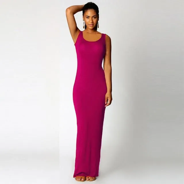 Slim Fit Maxi Dress