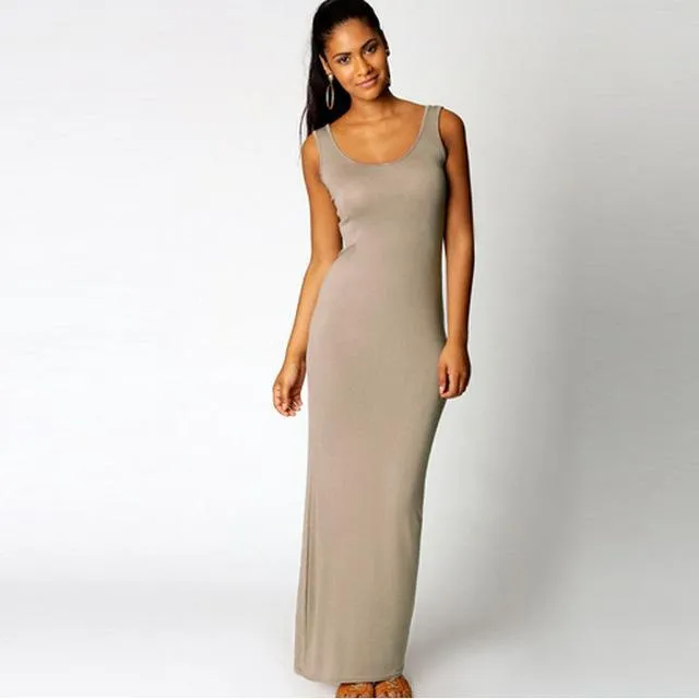 Slim Fit Maxi Dress