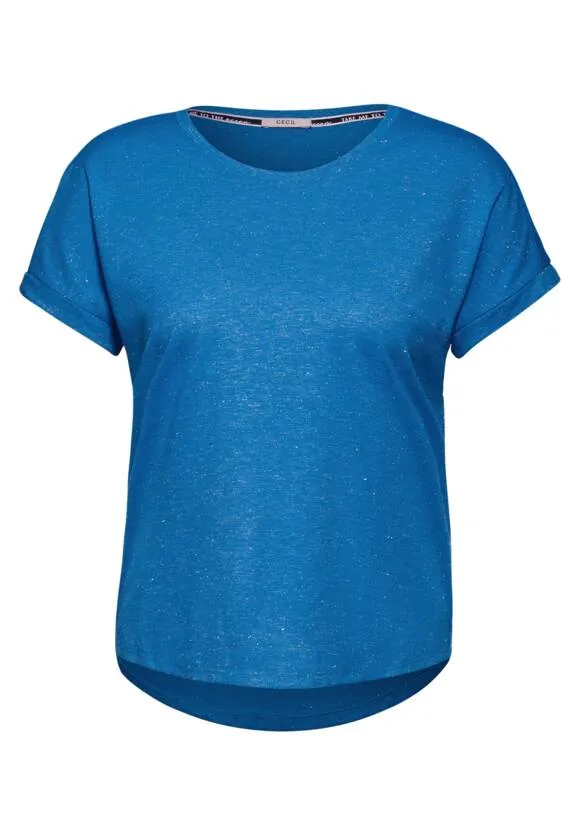 Sparkle T Shirt in Blue or Lime green Cecil 321644