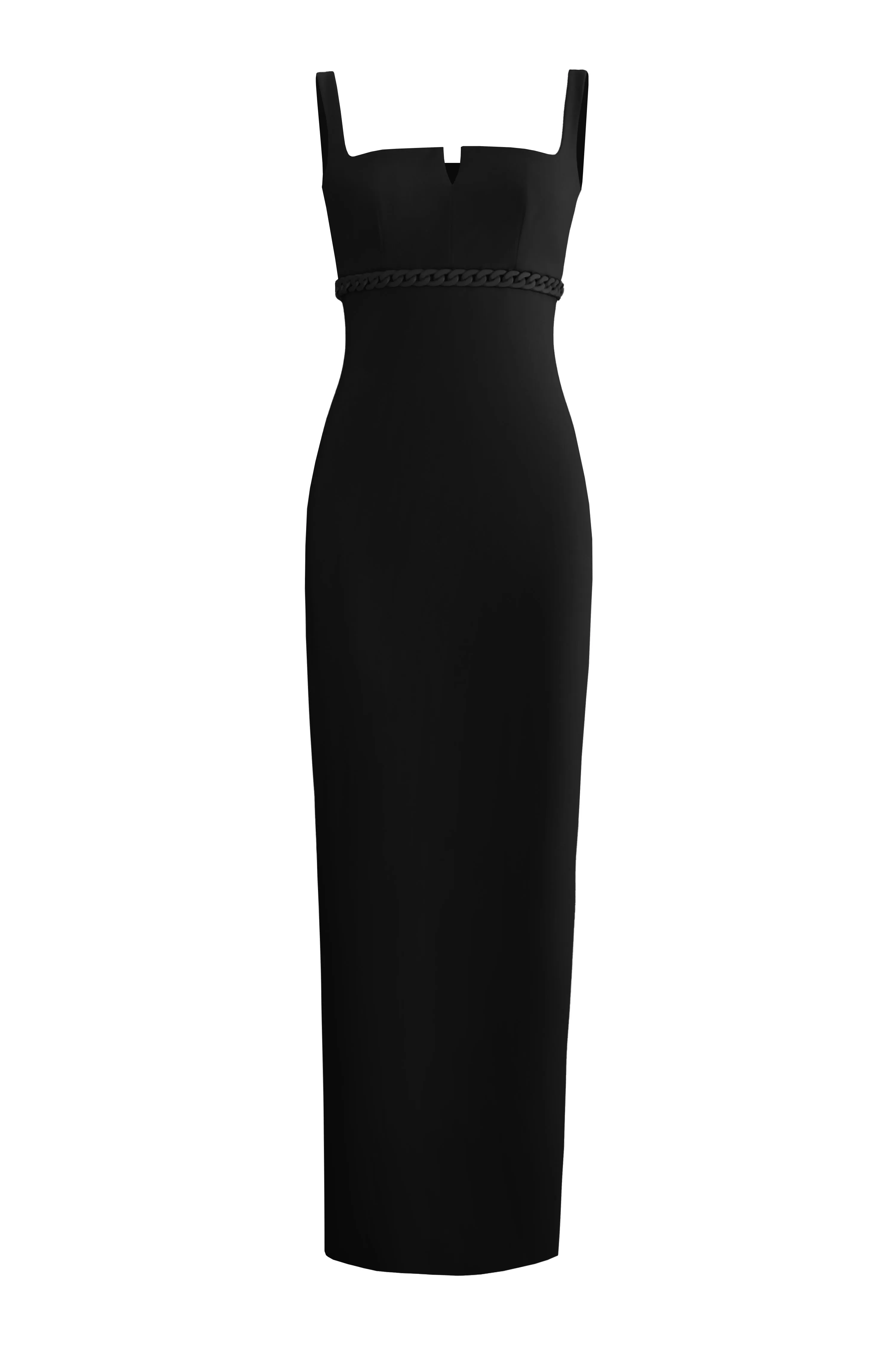 Square Neckline Maxi Dress