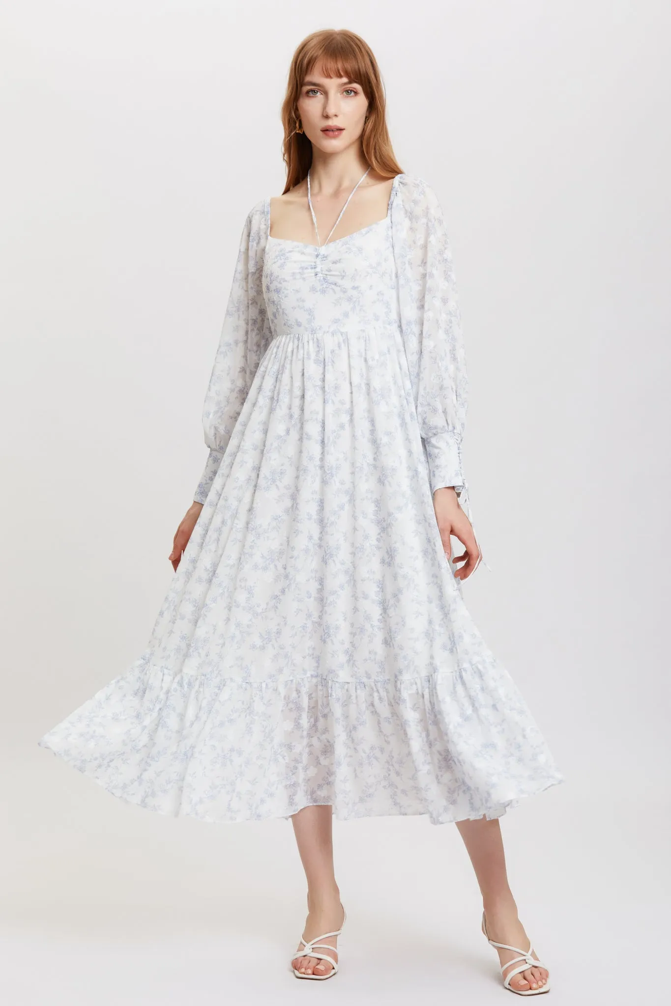 ST | Orchid Sweetheart Chiffon Dress