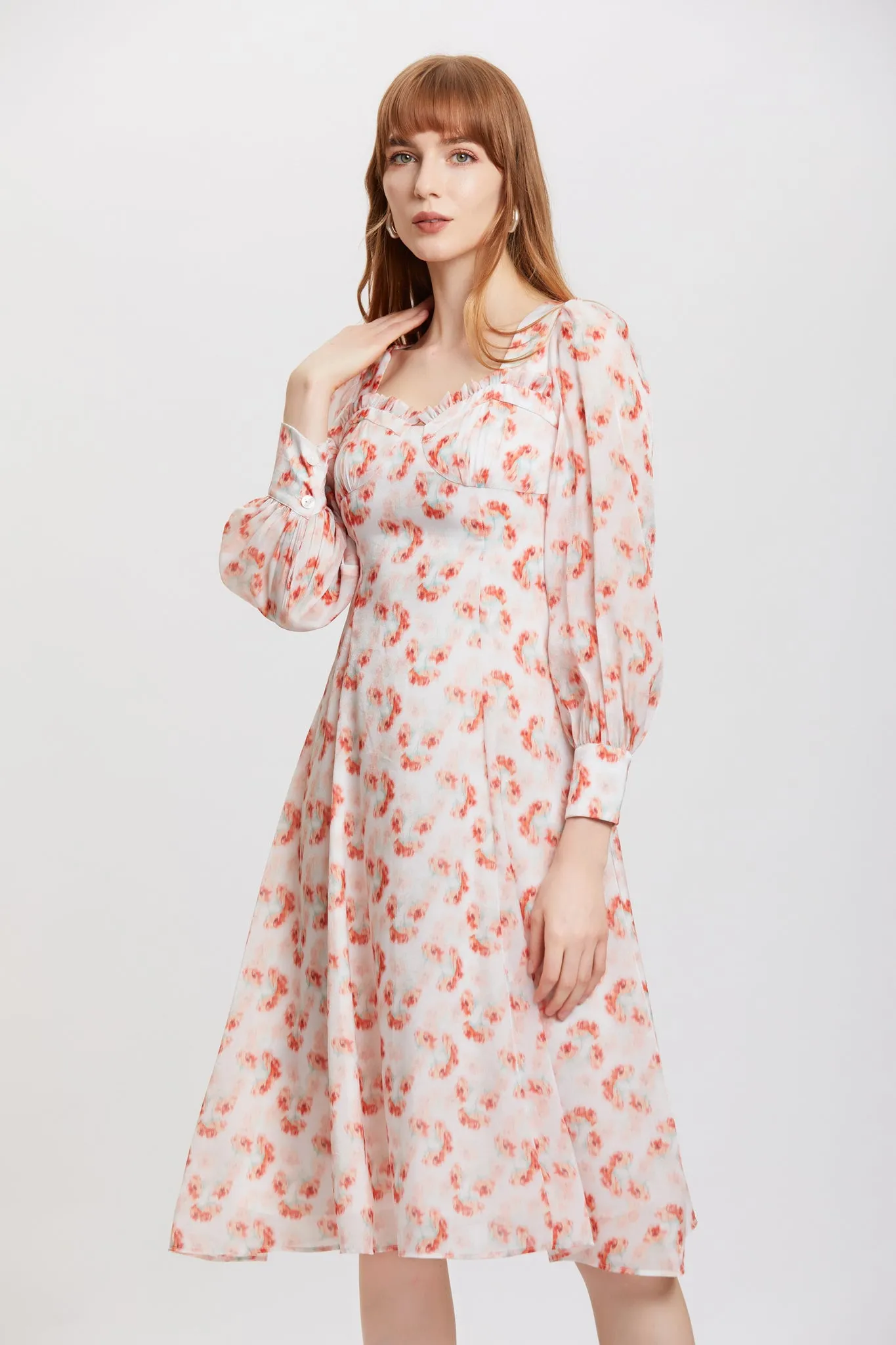 ST | Pallida Sweetheart Chiffon Dress