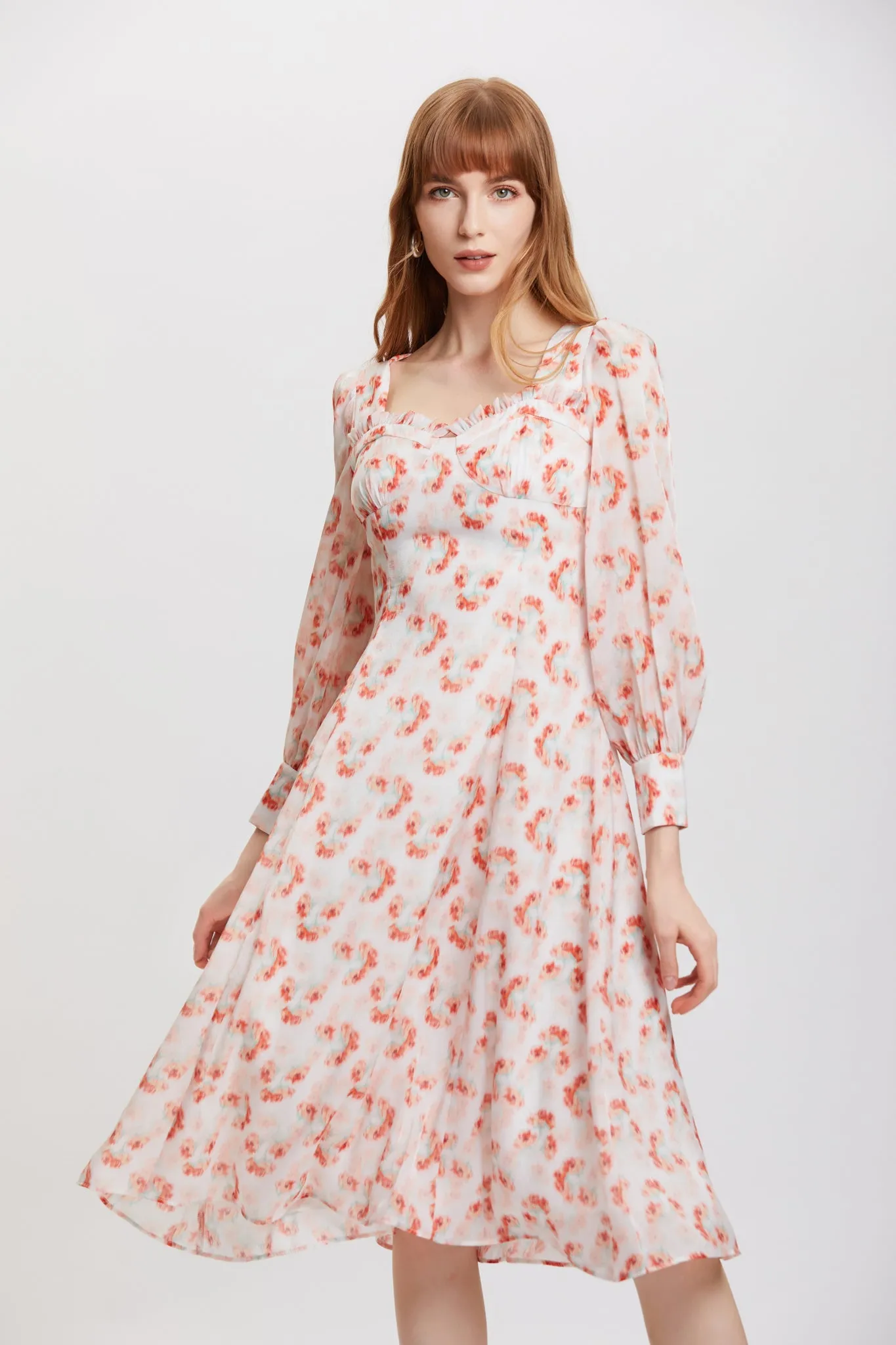 ST | Pallida Sweetheart Chiffon Dress