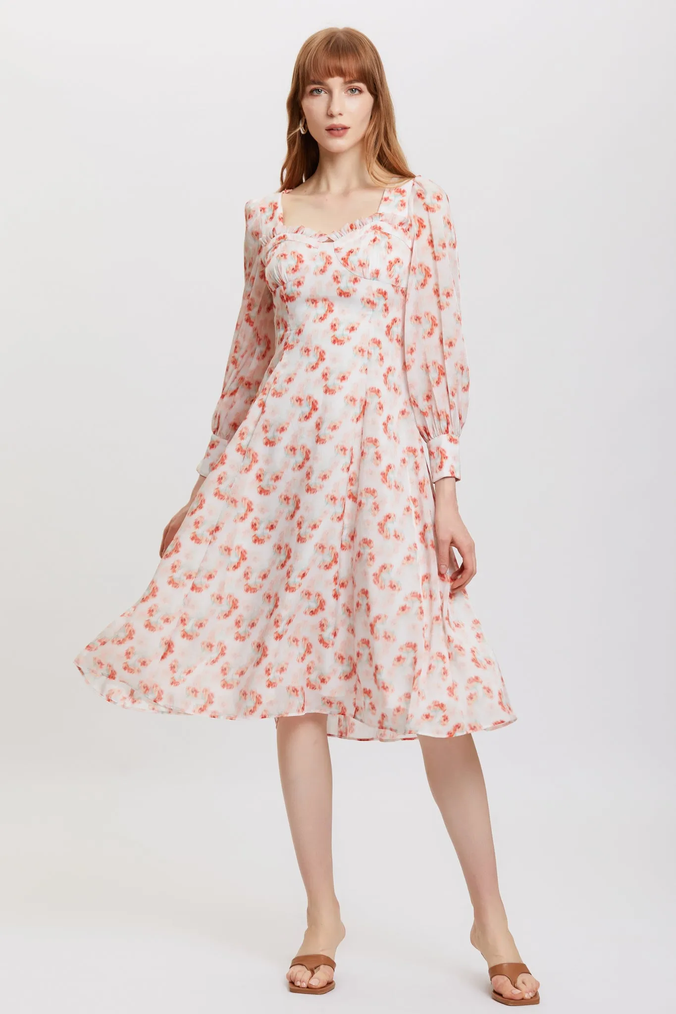 ST | Pallida Sweetheart Chiffon Dress