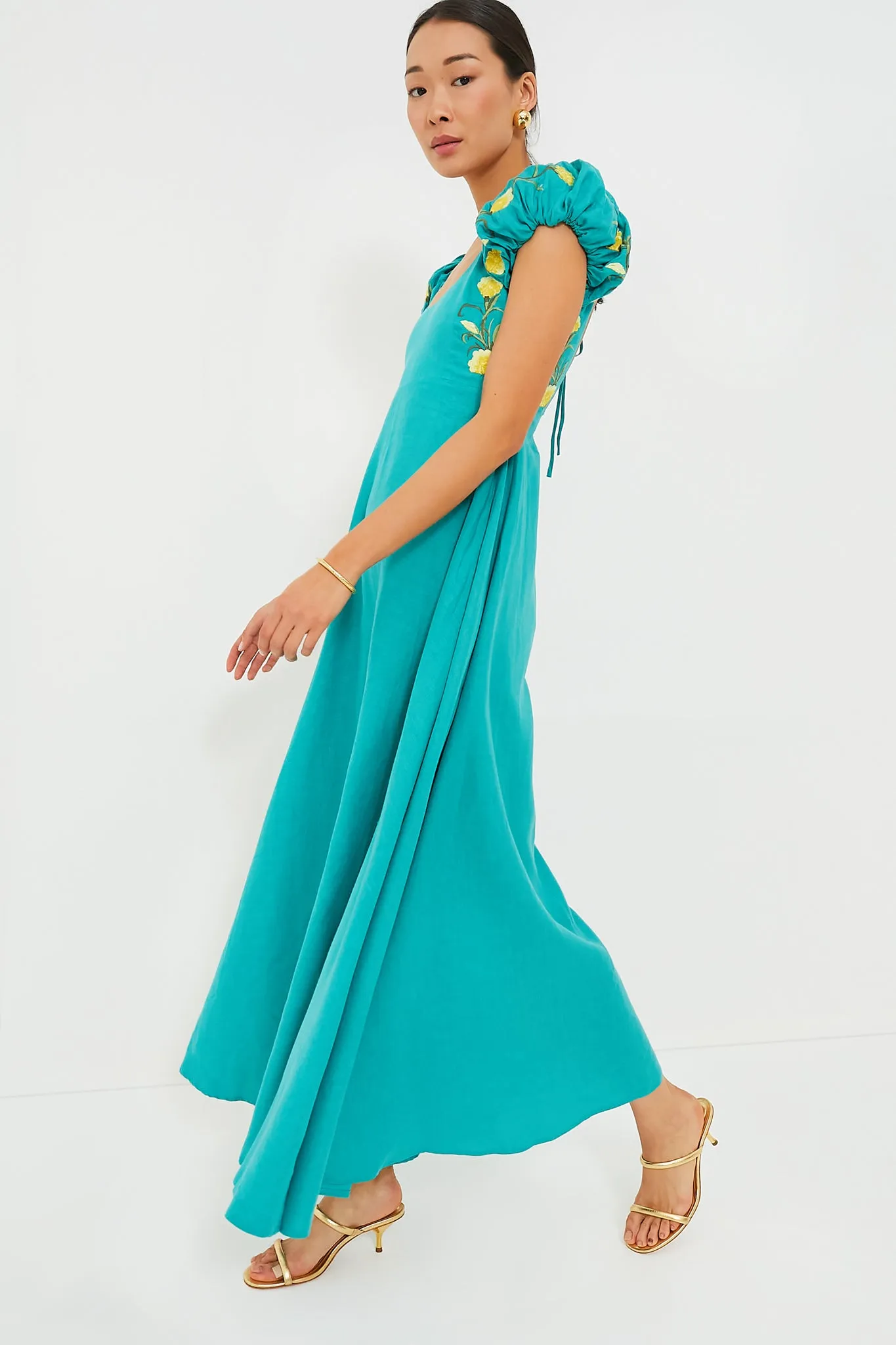 Teal Mina Dress