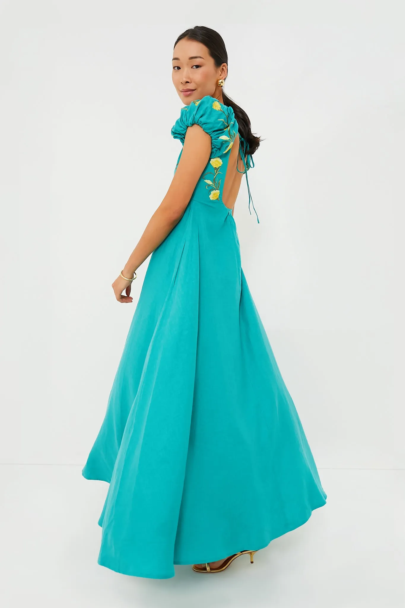 Teal Mina Dress