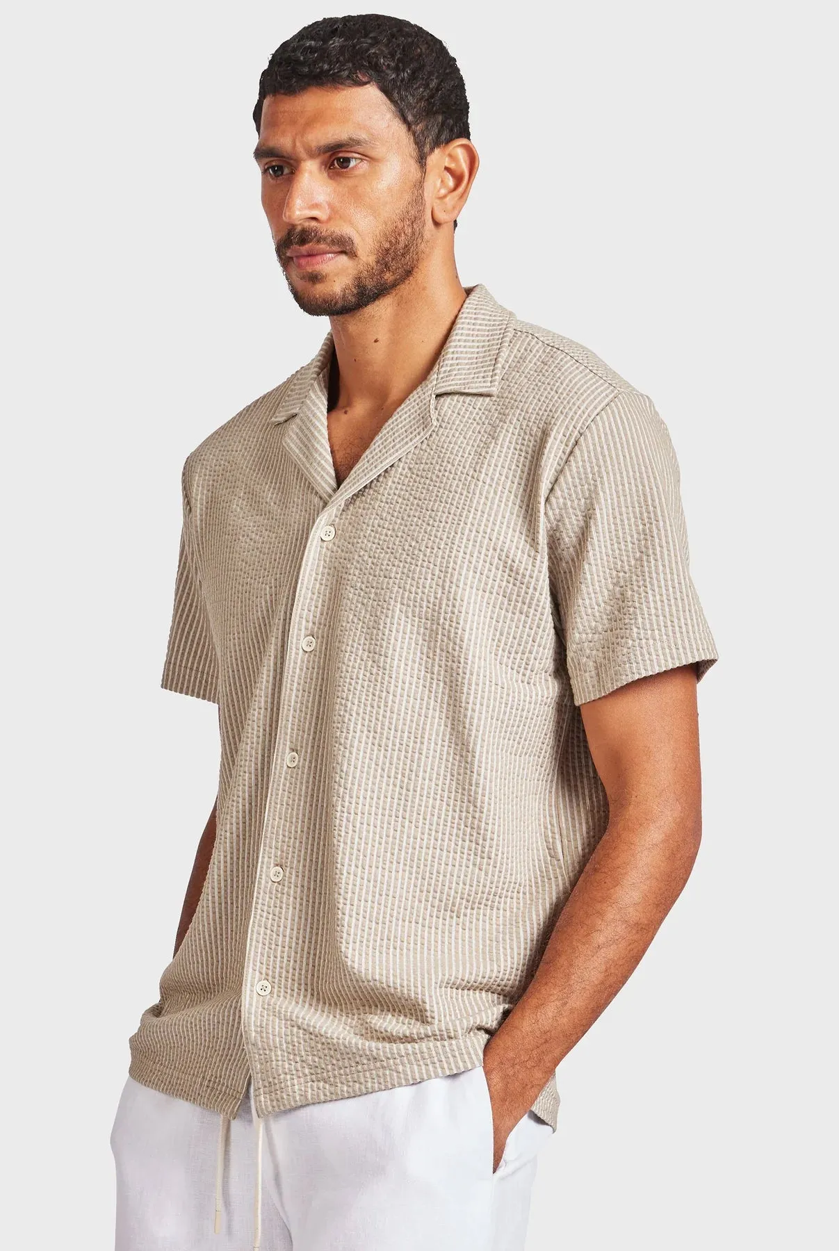 Ted Short Sleeve Shirt in Seasponge