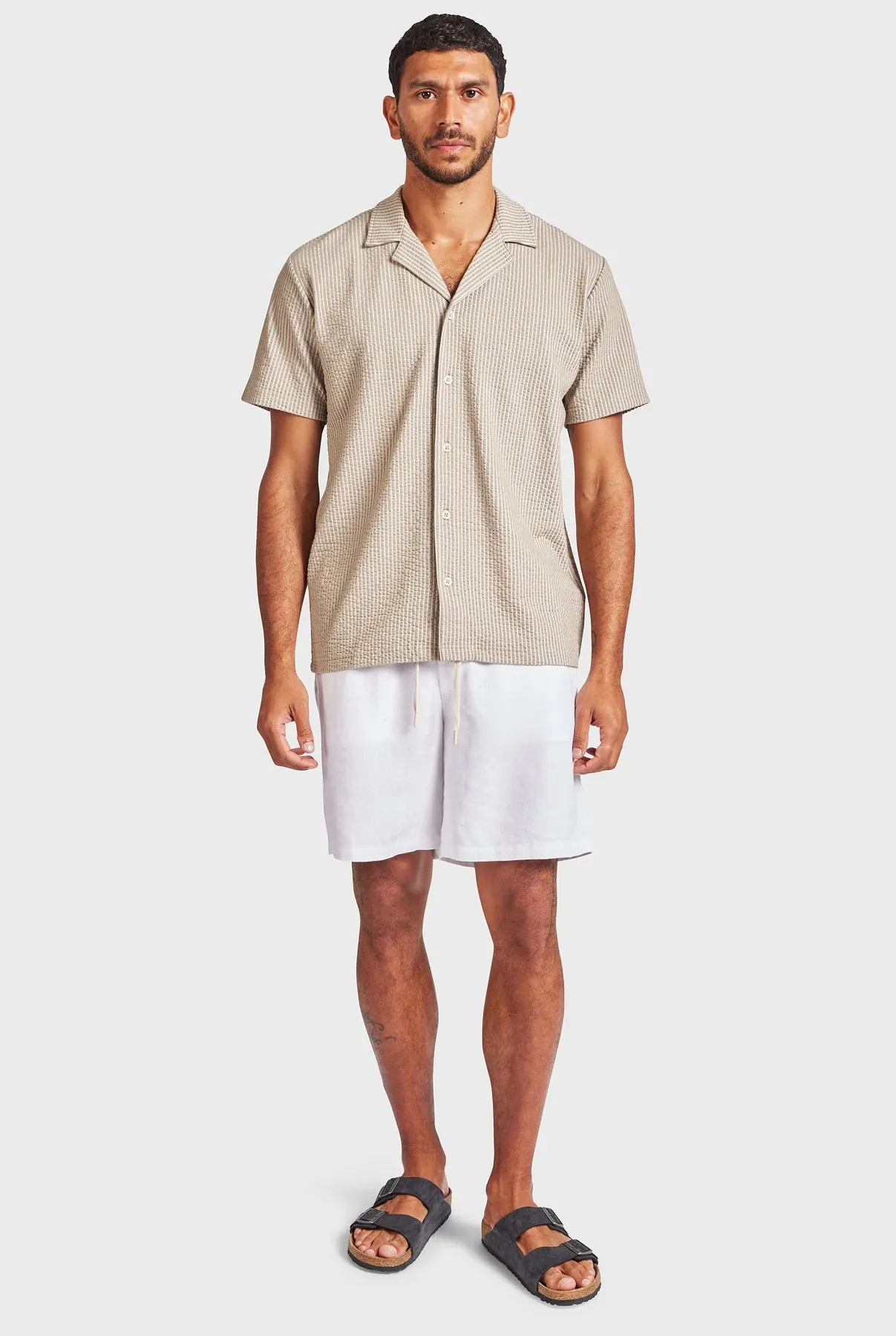 Ted Short Sleeve Shirt in Seasponge