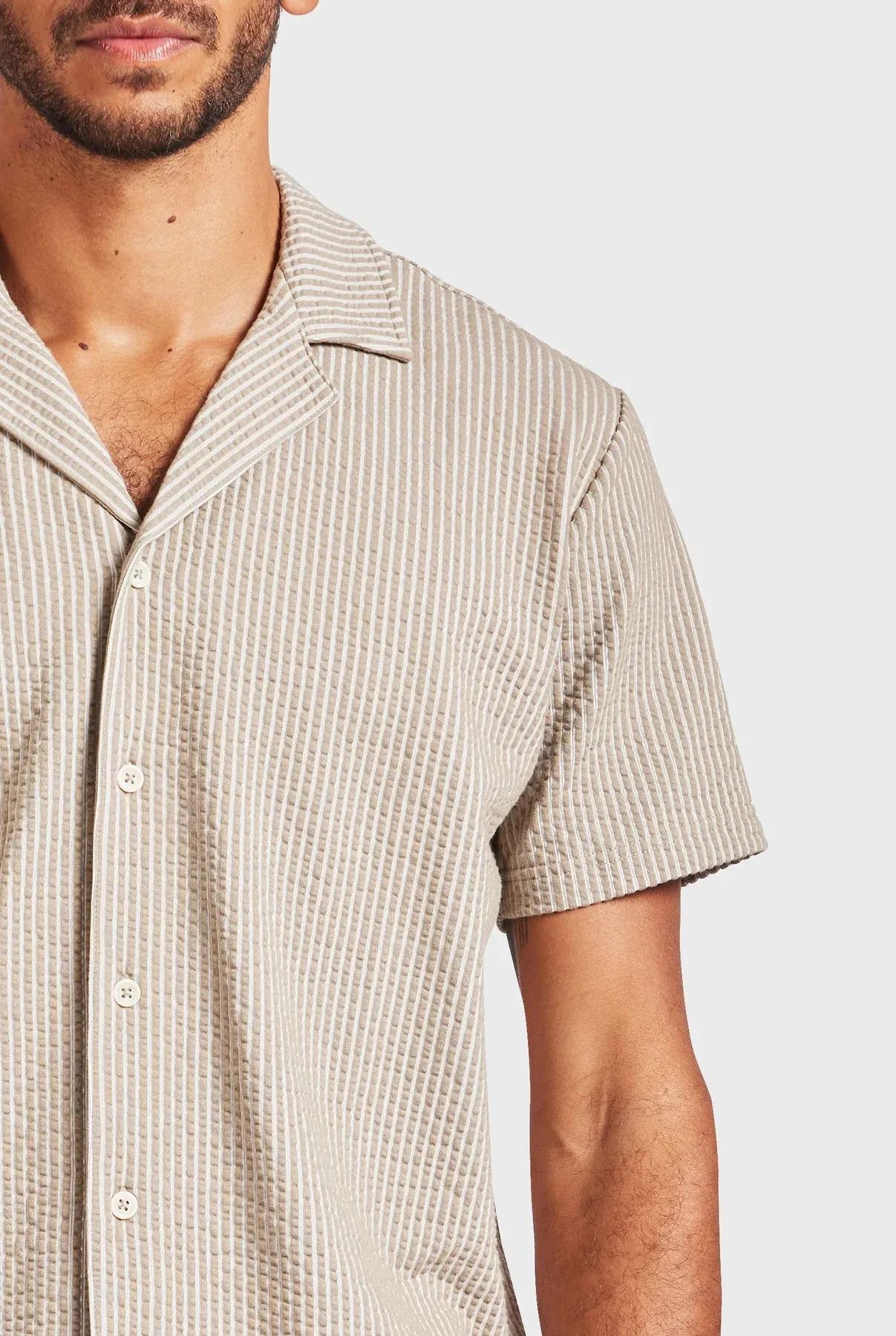 Ted Short Sleeve Shirt in Seasponge