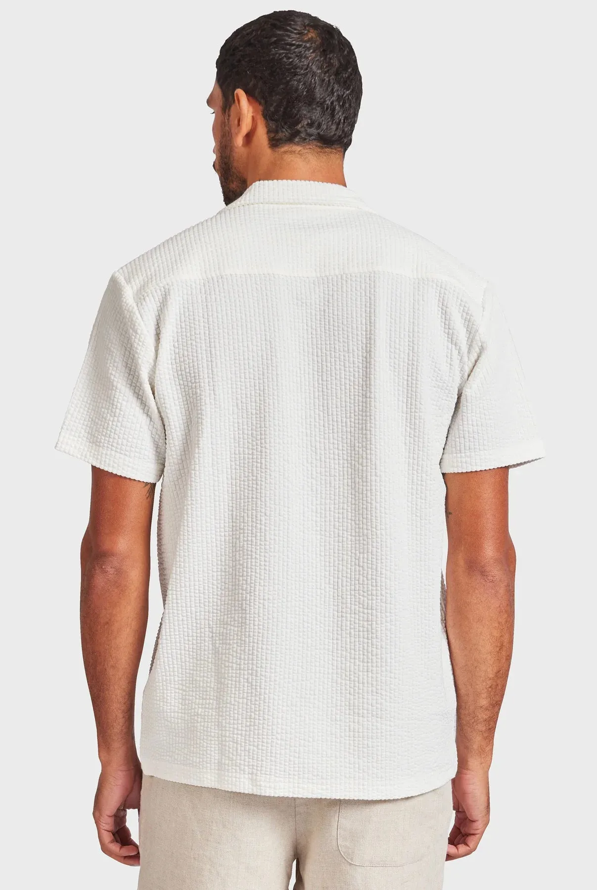 Ted Short Sleeve Shirt in White