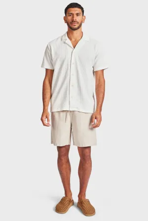 Ted Short Sleeve Shirt in White