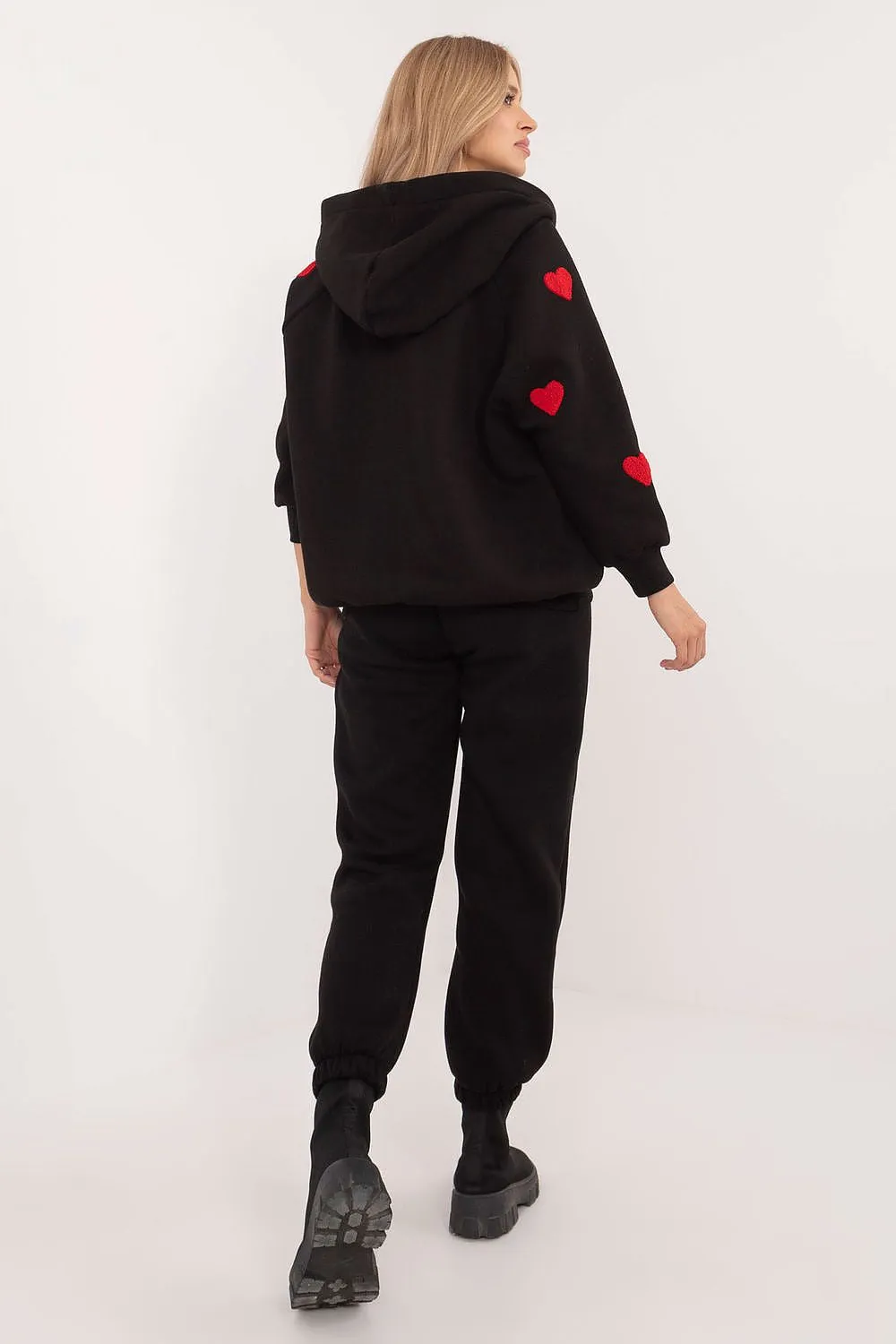 TEEK - Hooded Hearts 2pc Sweat Set