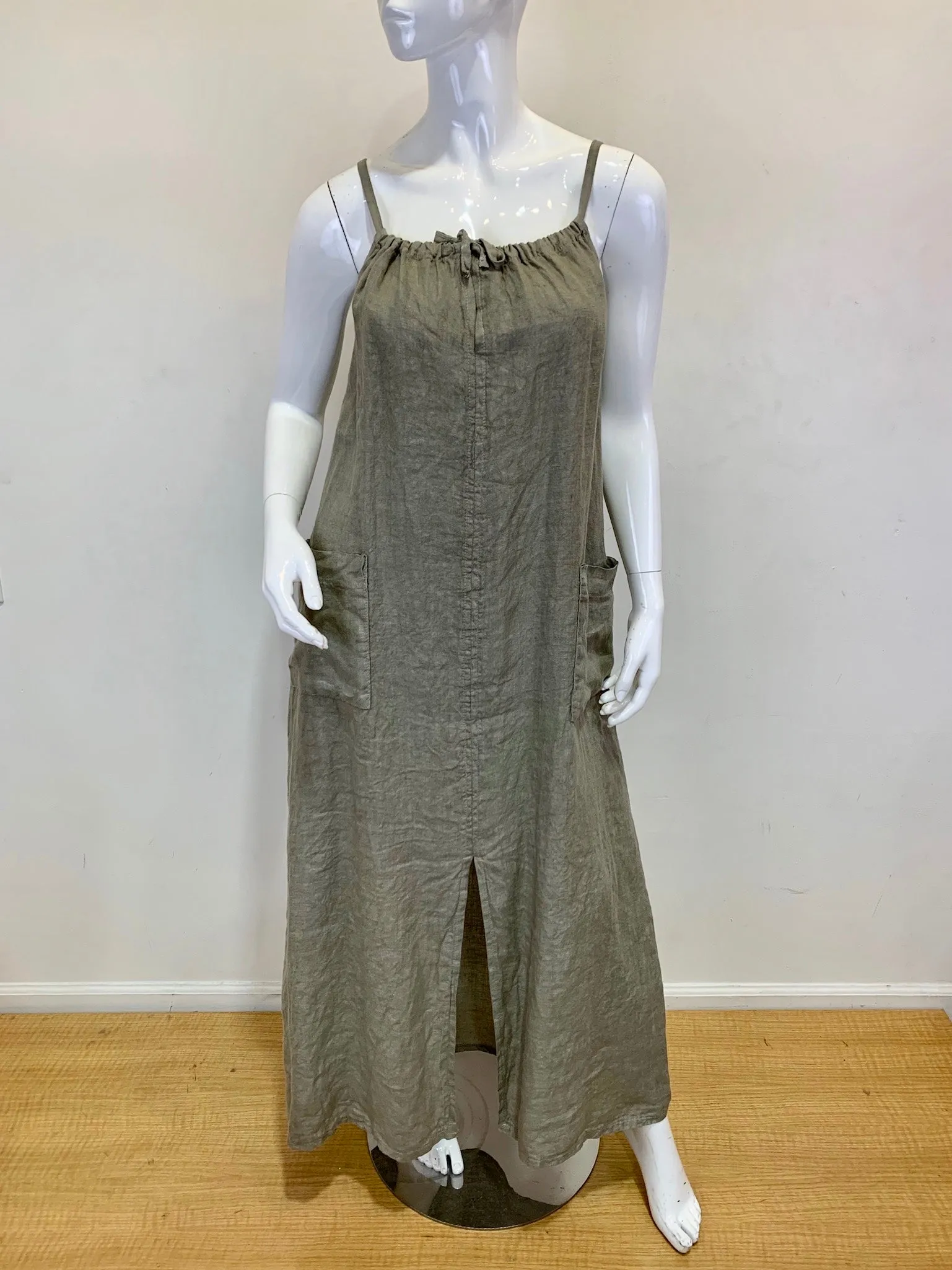 The HALIIMAILE Linen maxi dress