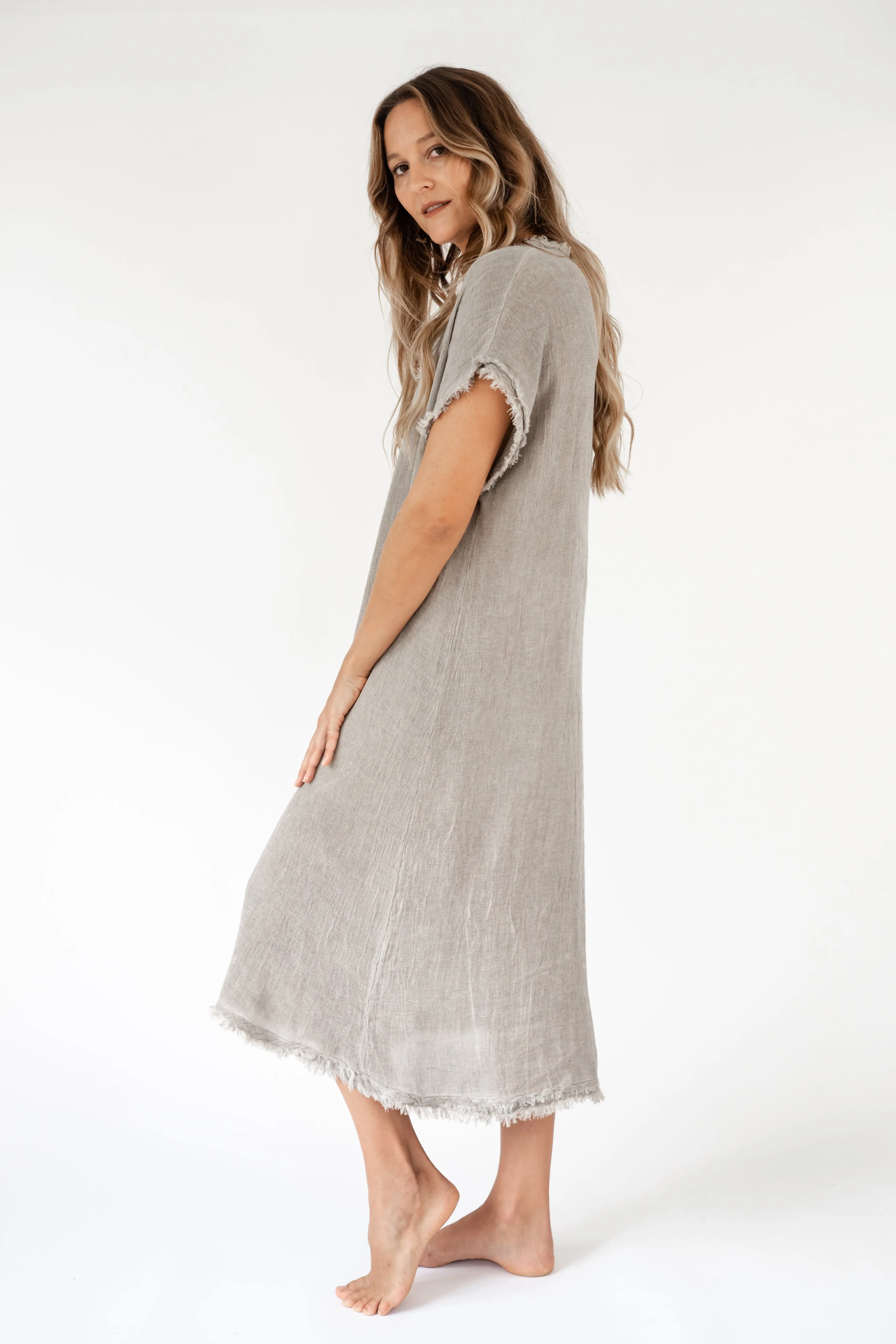 The Mu'uMu'u Linen Long Dress