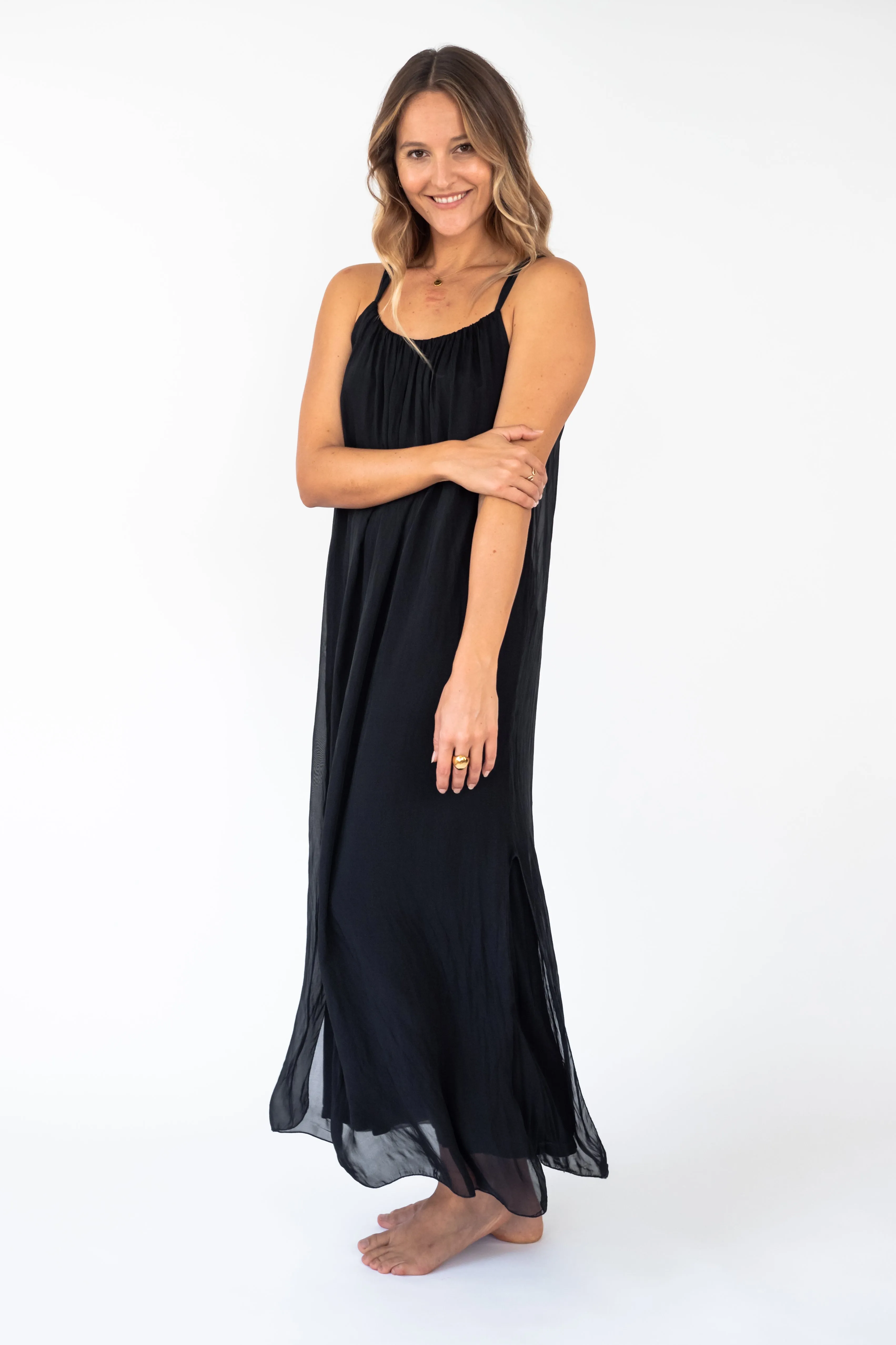 the PAI'A silk maxi dress