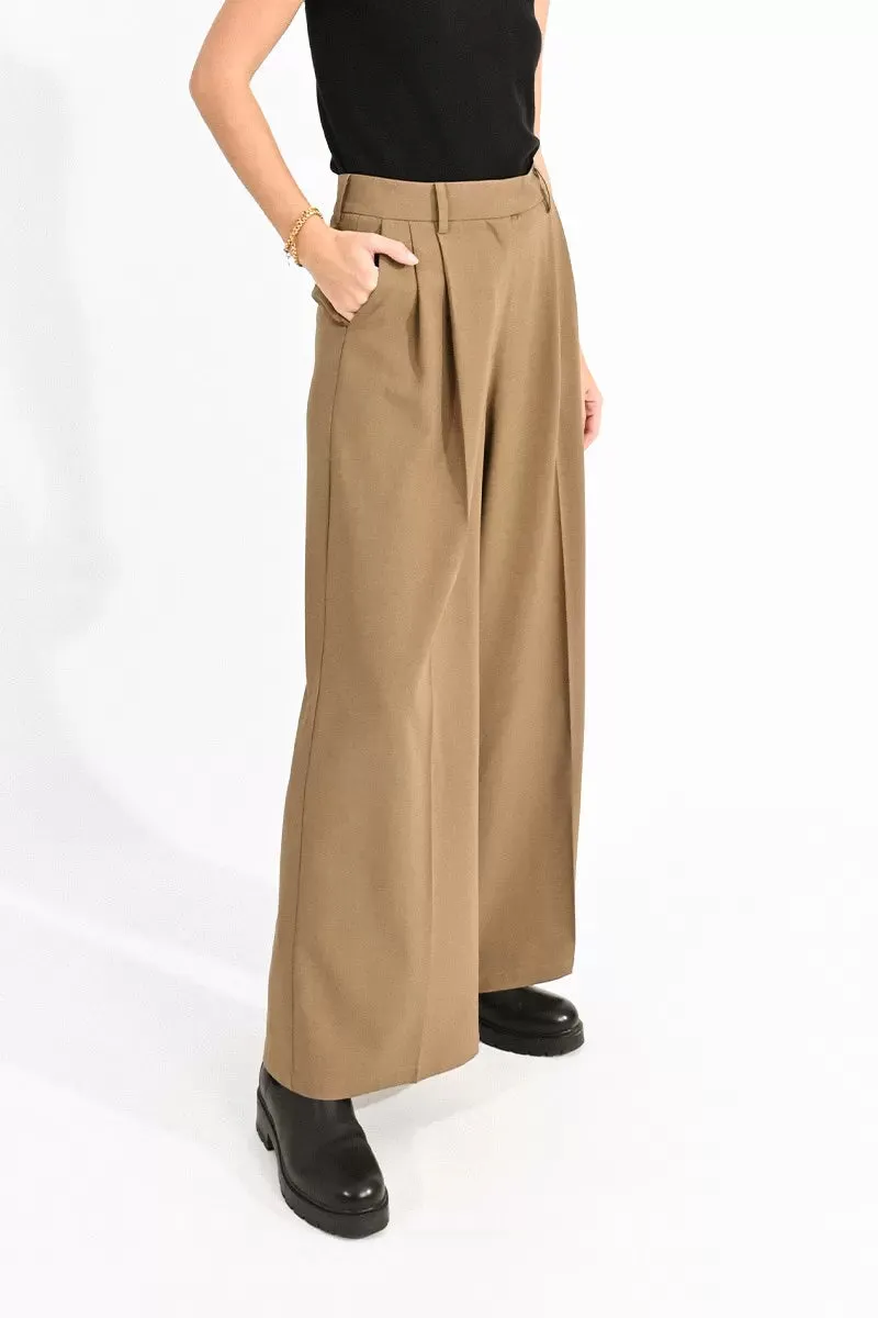 The Palazzo Trouser - Khaki