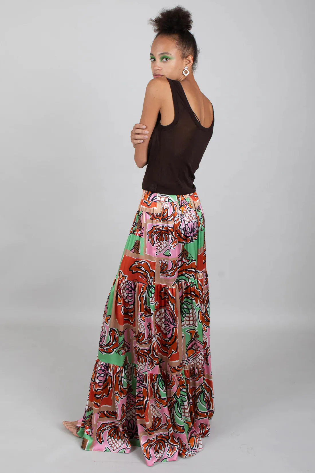 Tiered Maxi Skirt Calliope