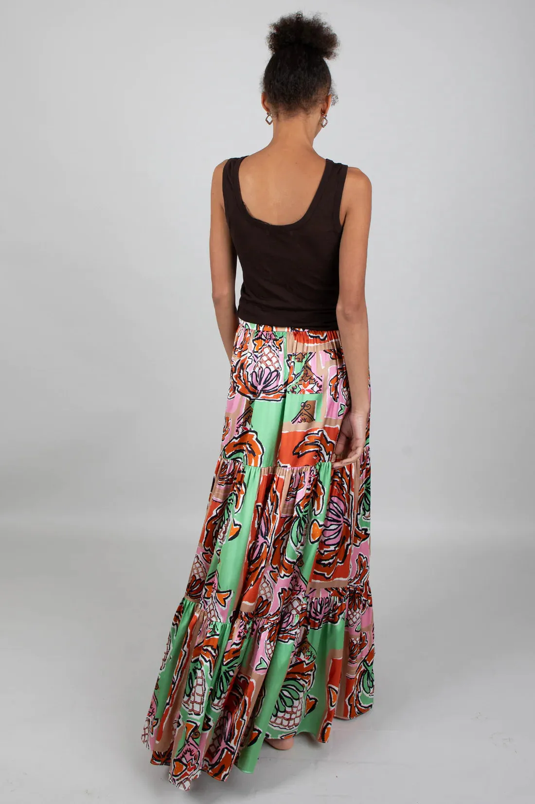 Tiered Maxi Skirt Calliope