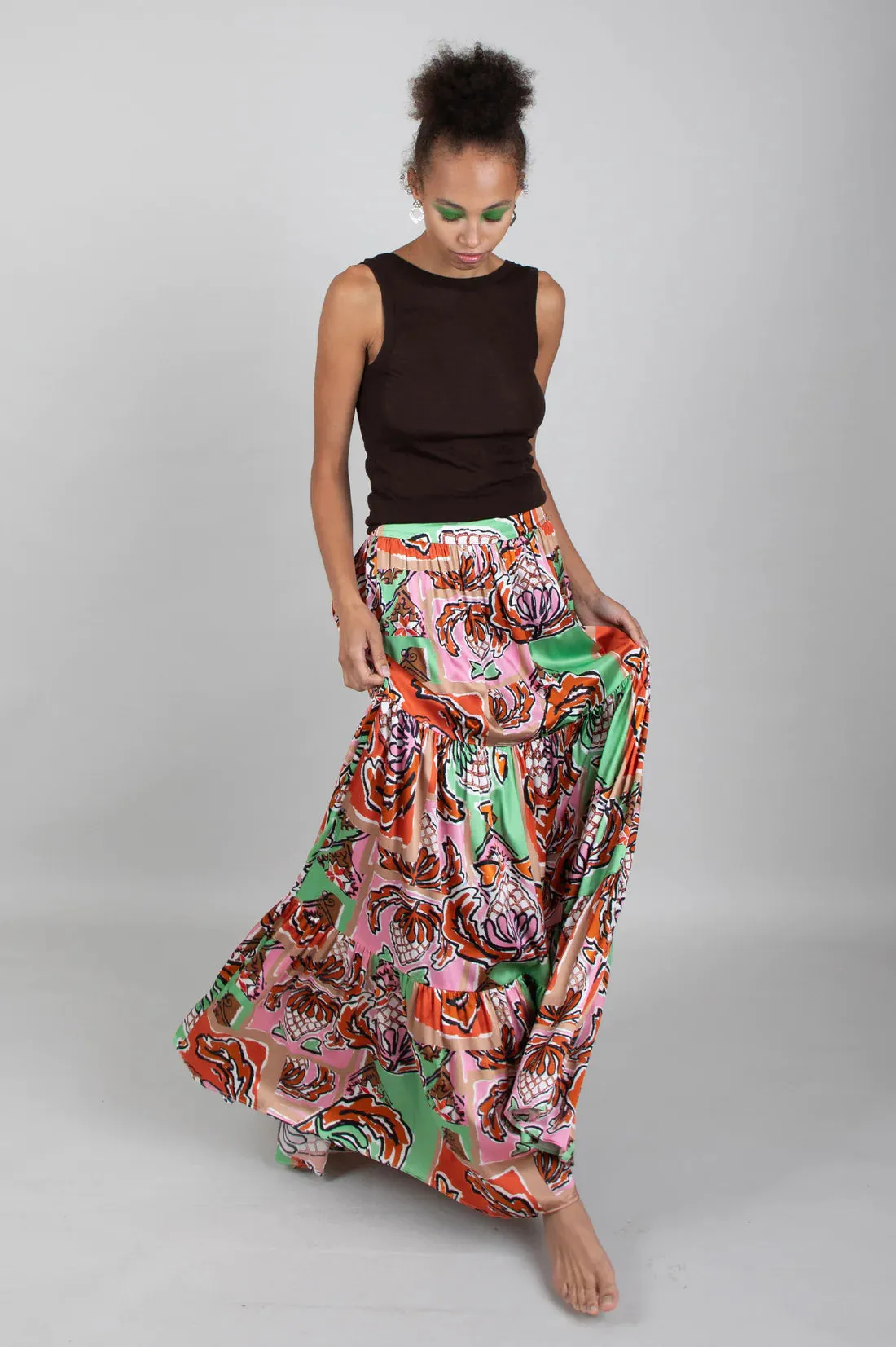 Tiered Maxi Skirt Calliope