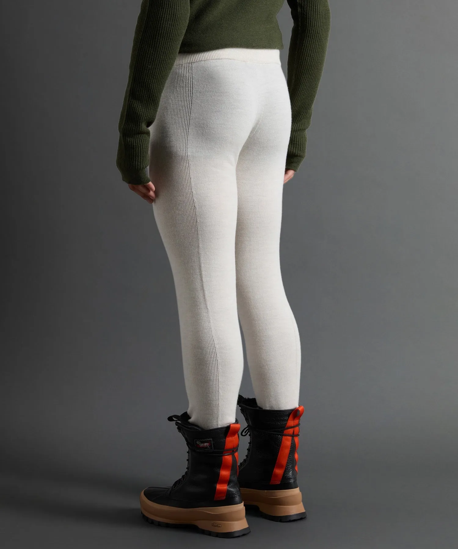 Todd Snyder X Woolrich Technical Merino Long Johns in Cream