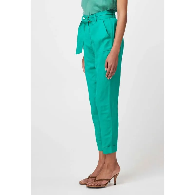 Transit Linen Viscose Pant | Bay Green