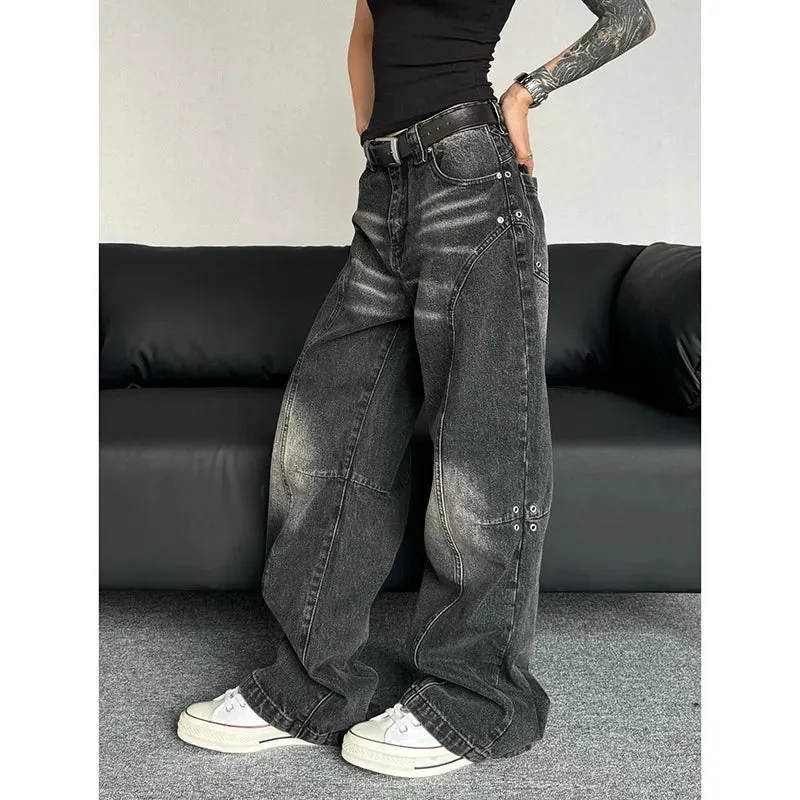 Trashy Oversize Y2K Streetwear Denim Jeans for Women