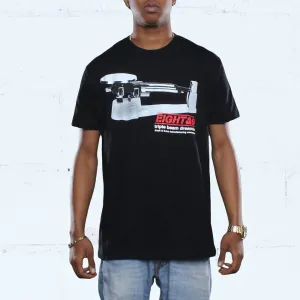 Triple Beam T Shirt Black