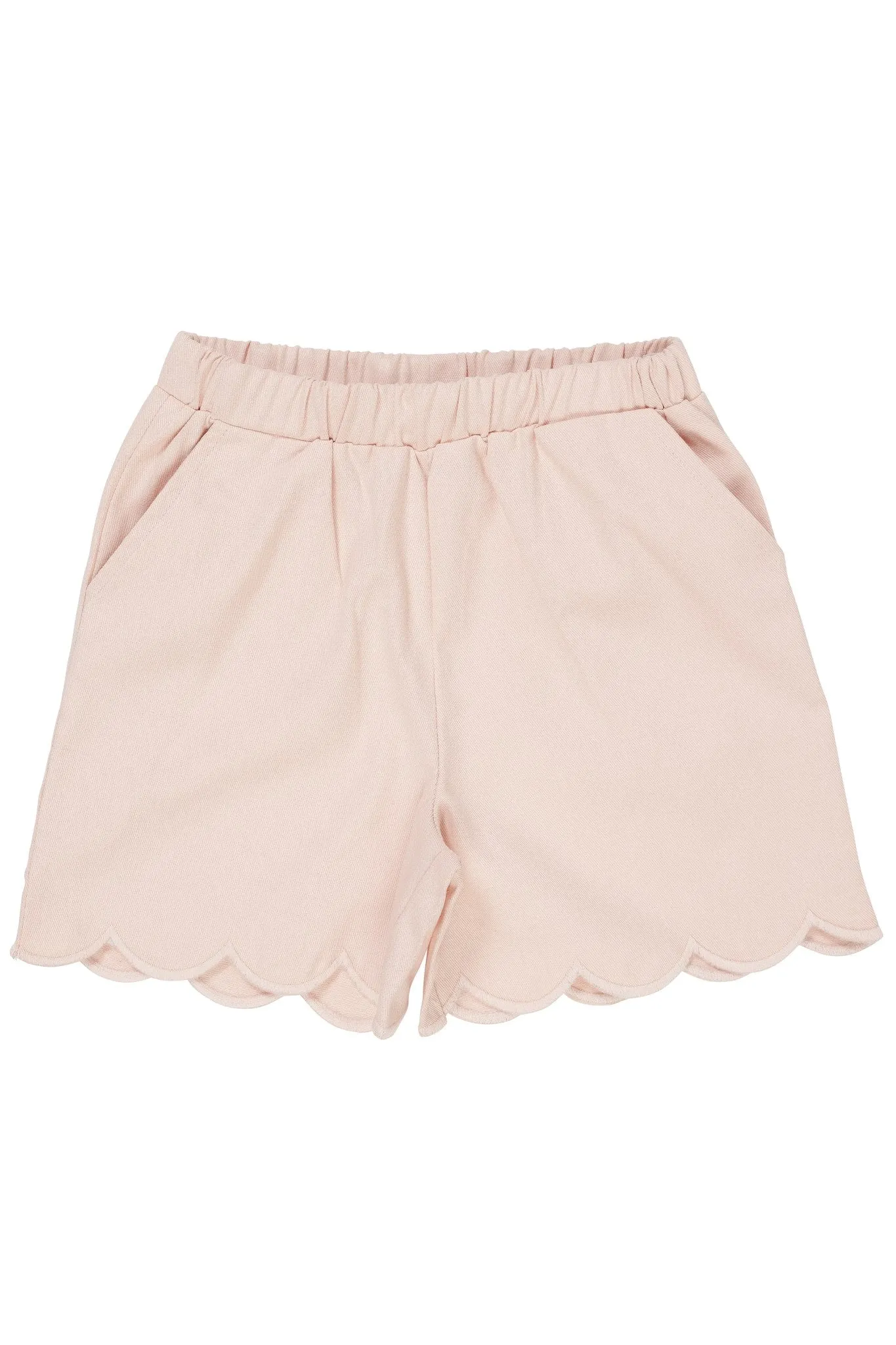 TWILL SHORTS W. DECO - DUSTY ROSE