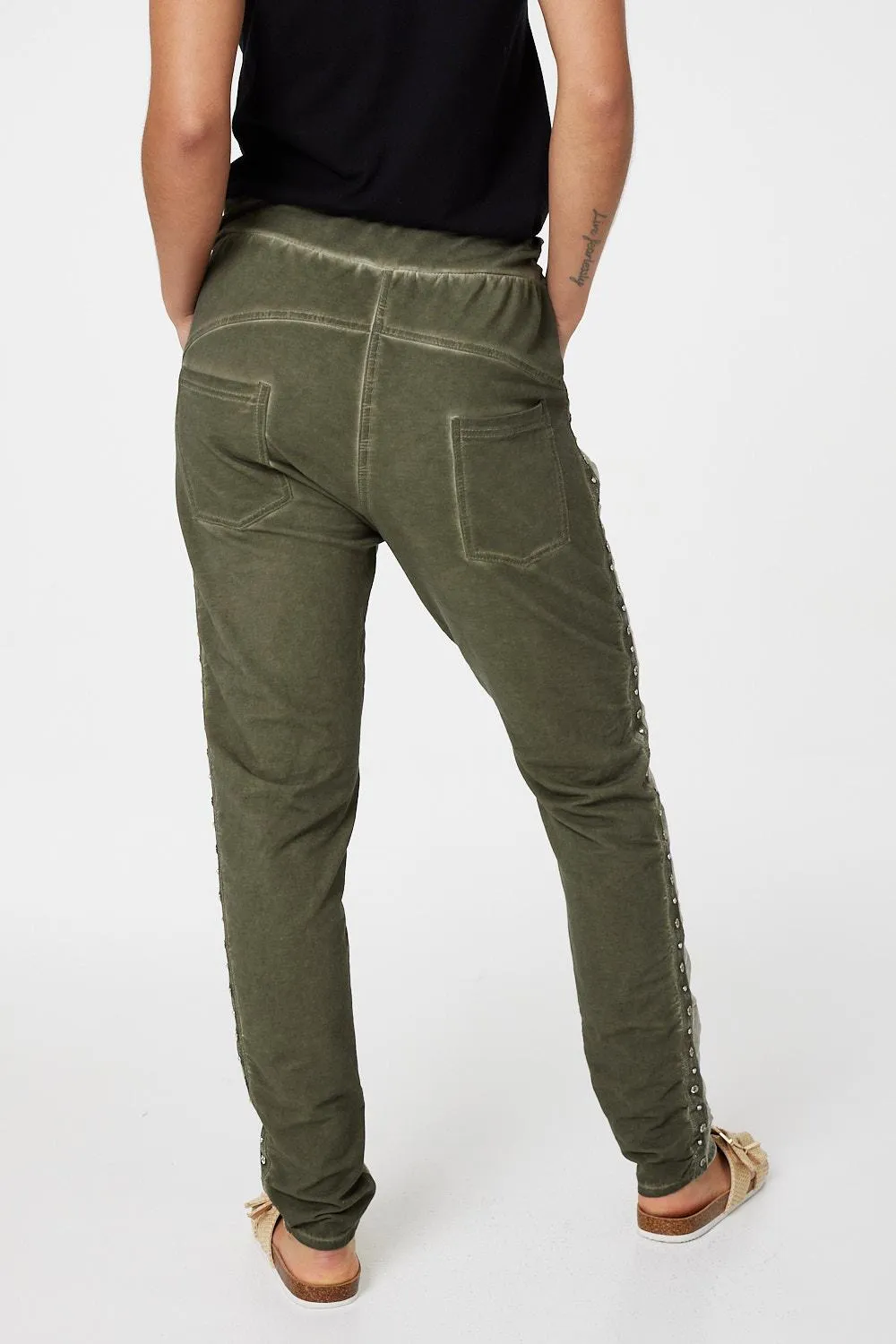 Two Tone Relaxed Trousers