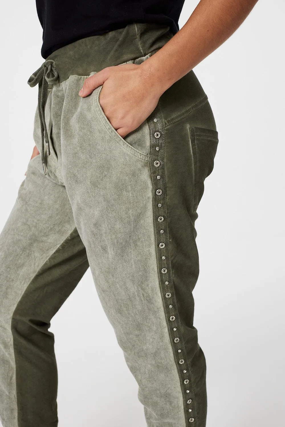 Two Tone Relaxed Trousers