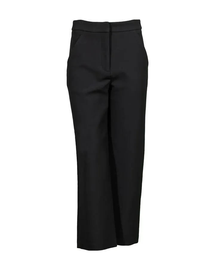 Veronica Beard Brixton Wide Leg Ankle Pant