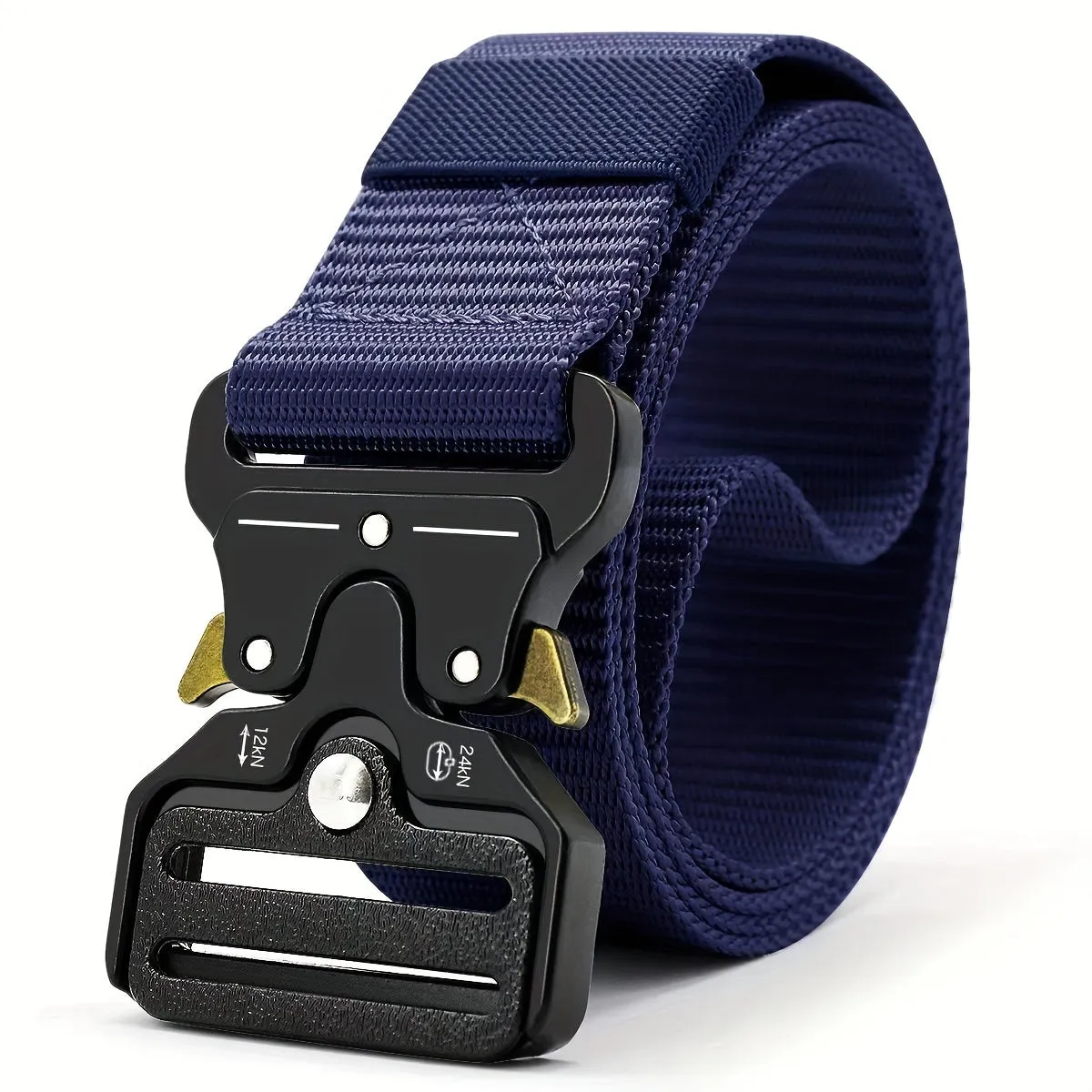 Versatile Unisex Tactical Belt with Adjustable Plastic Buckle