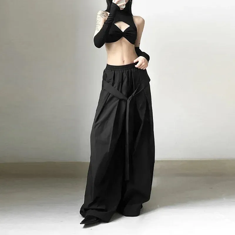 Vintage Techwear Emo Women Baggy Alt Gothic Pants