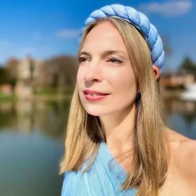 Wedding Guest Headband Blue