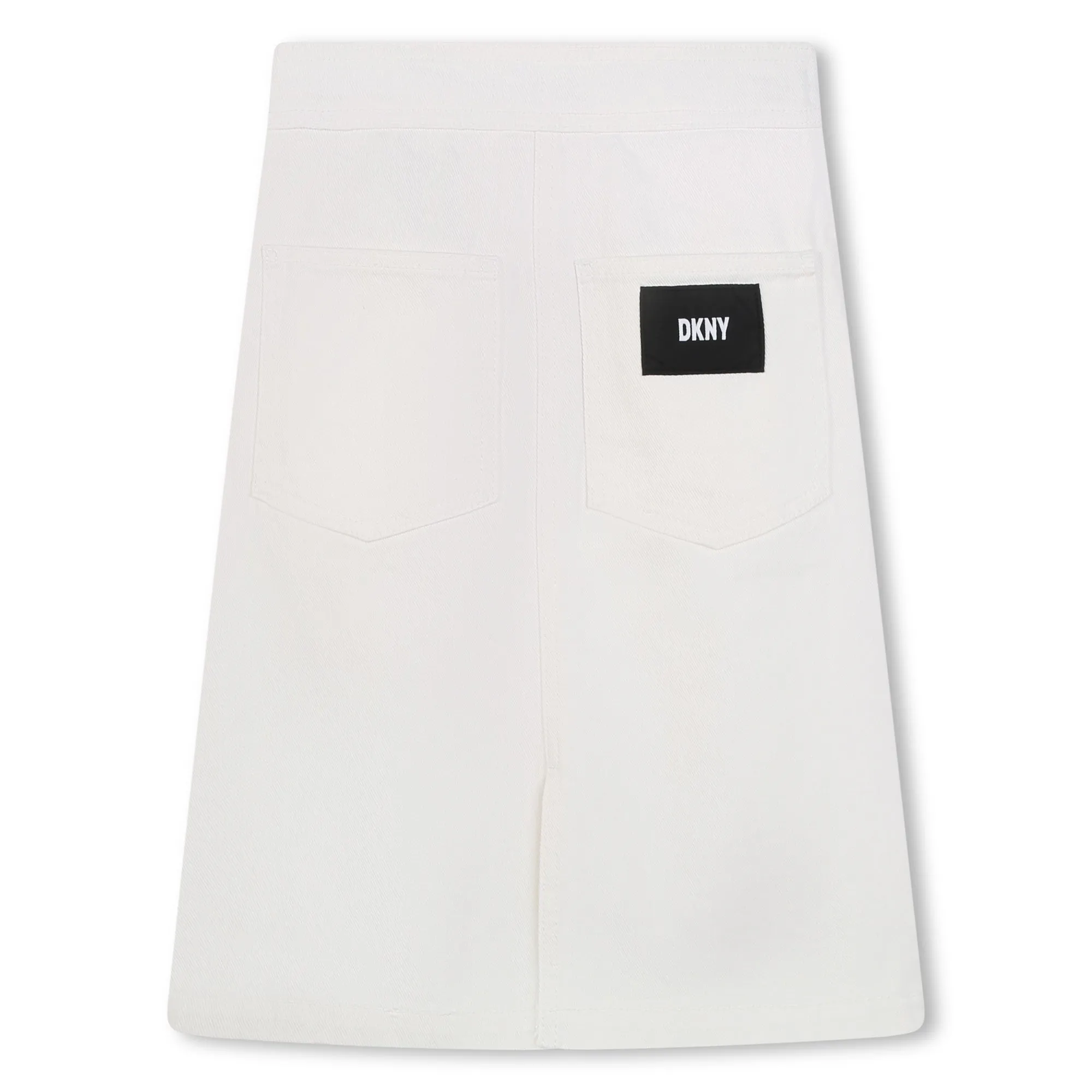 White Denim Skirt